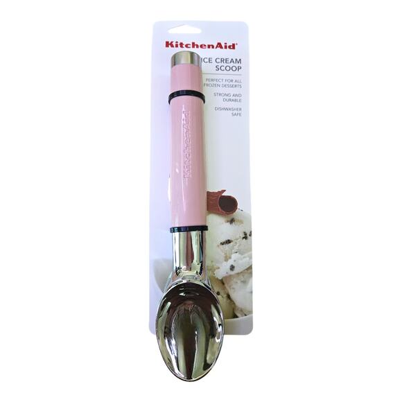 NEW KitchenAid Gourmet Ice Cream Scoop in Dried Rose [Pink] - Picture 1 of 3